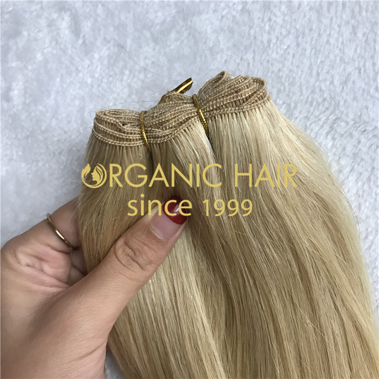 Hand tied wefts for wholesale H156